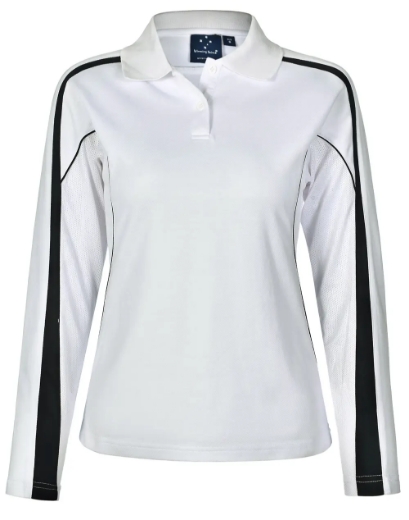 Picture of Winning Spirit, Ladies TrueDry L/S Polo